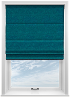 Maurice, Teal - Roman Blind